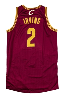 2013-14 Kyrie Irving Game Used Cleveland Cavaliers Road Jersey Photo Matched To 4 Games (Sports Investors Authentication)